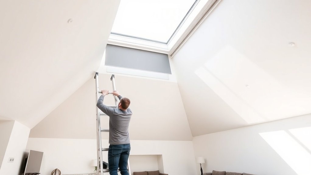 Skylight Blinds Installation Wolverton